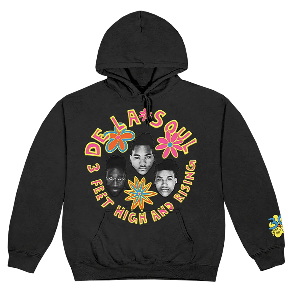 3 Feet High and Rising Black Hoodie