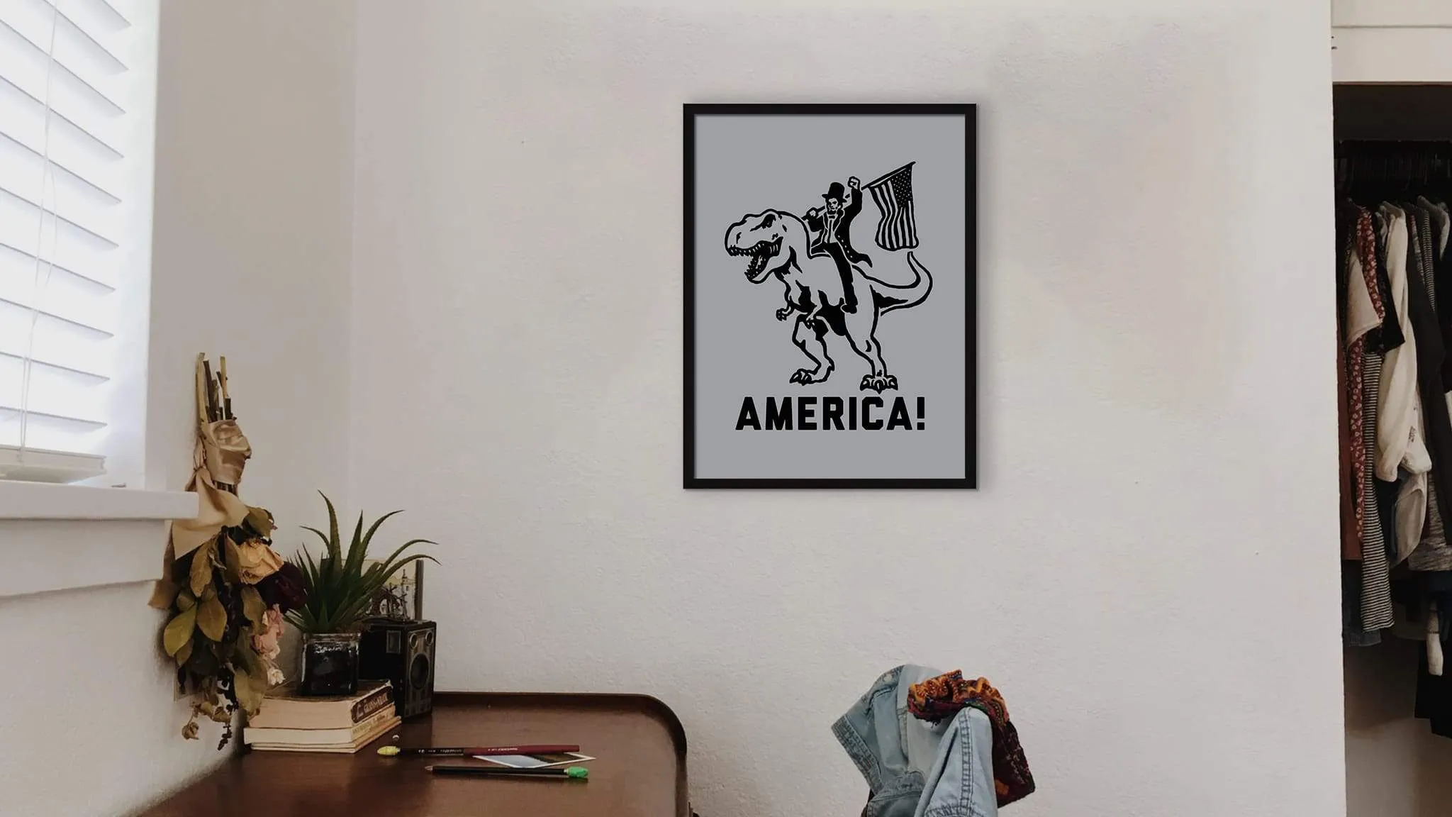 Abe T-Rex Wall Art