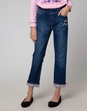 Aero Denim Long Pants Bordir Hello