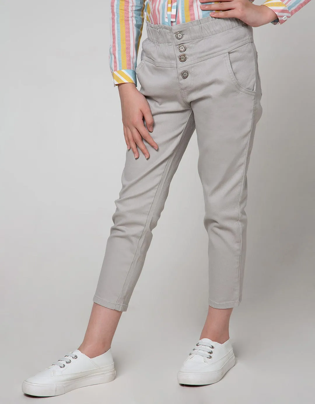Aero Pants Woven Twill Pinggang Karet