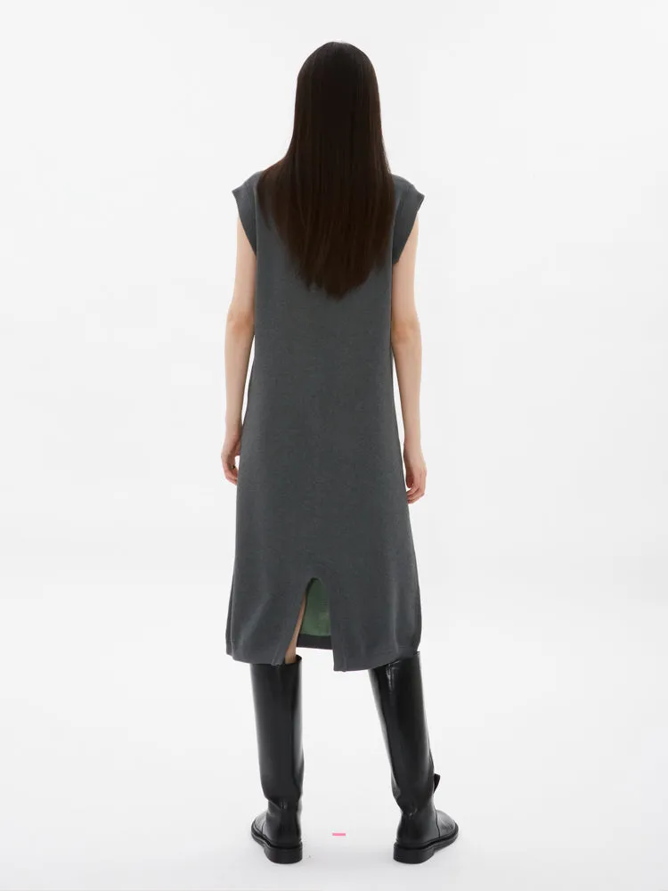 Apple Jacquard Knit Dress