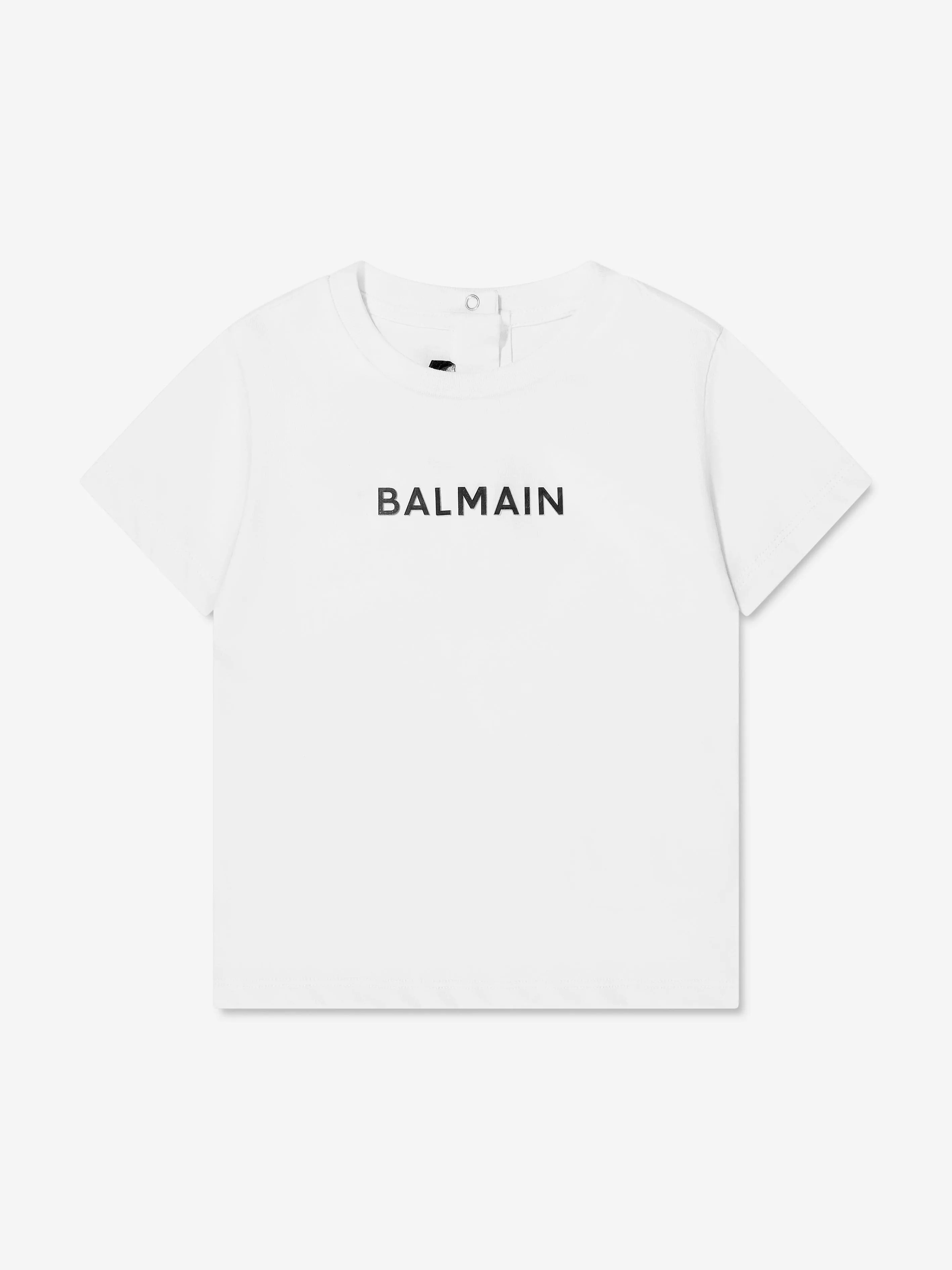 Balmain Baby Logo T-Shirt in White