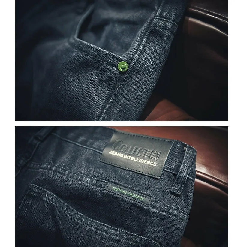 Black Straight Jeans P0012