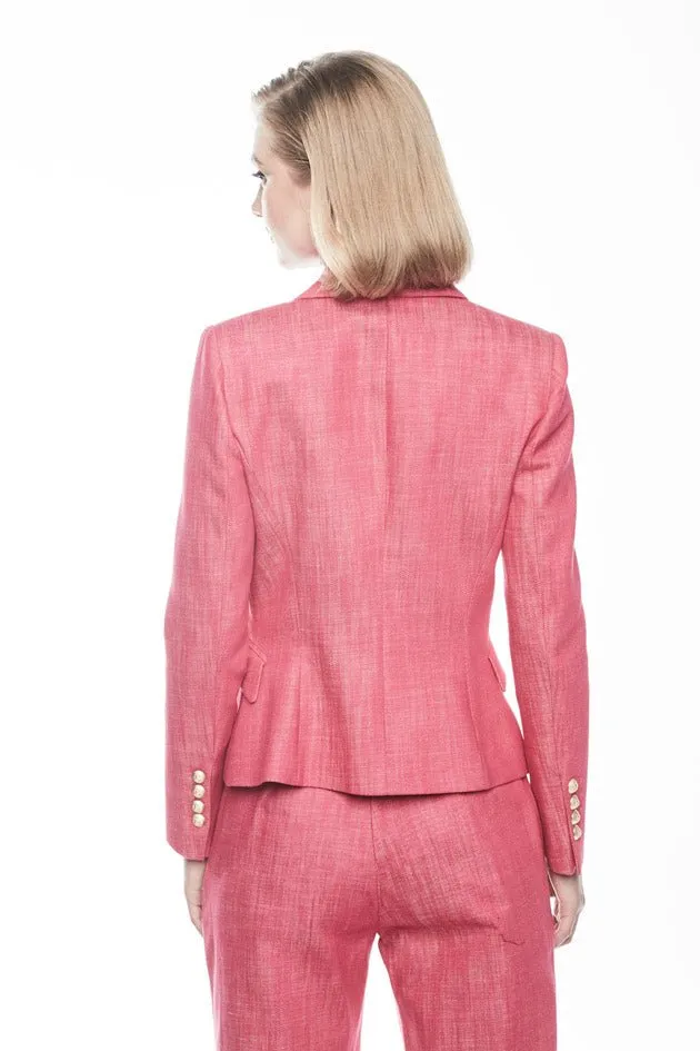BLAZER FUCSIA DOS BOTONES ANAIS