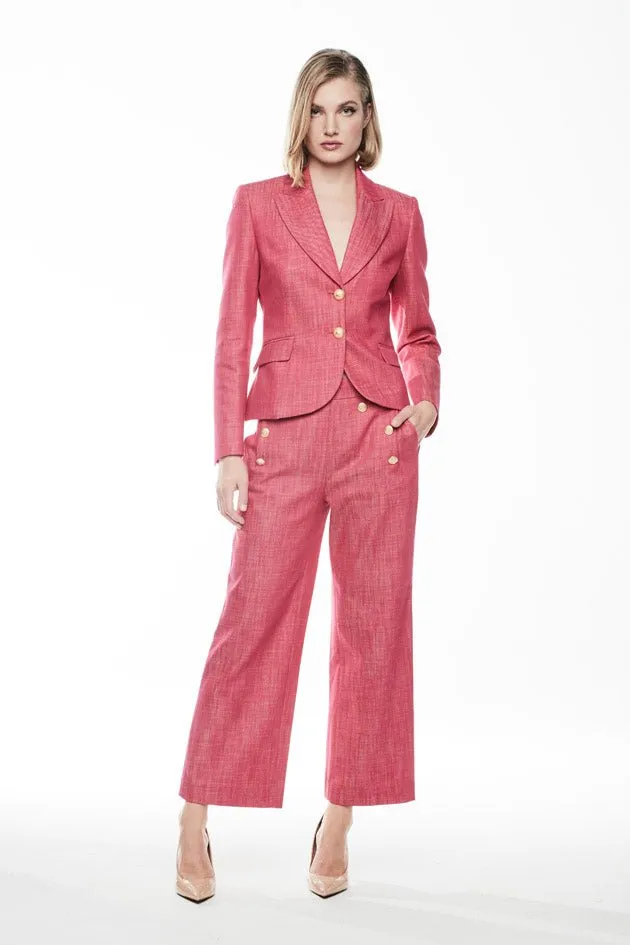 BLAZER FUCSIA DOS BOTONES ANAIS