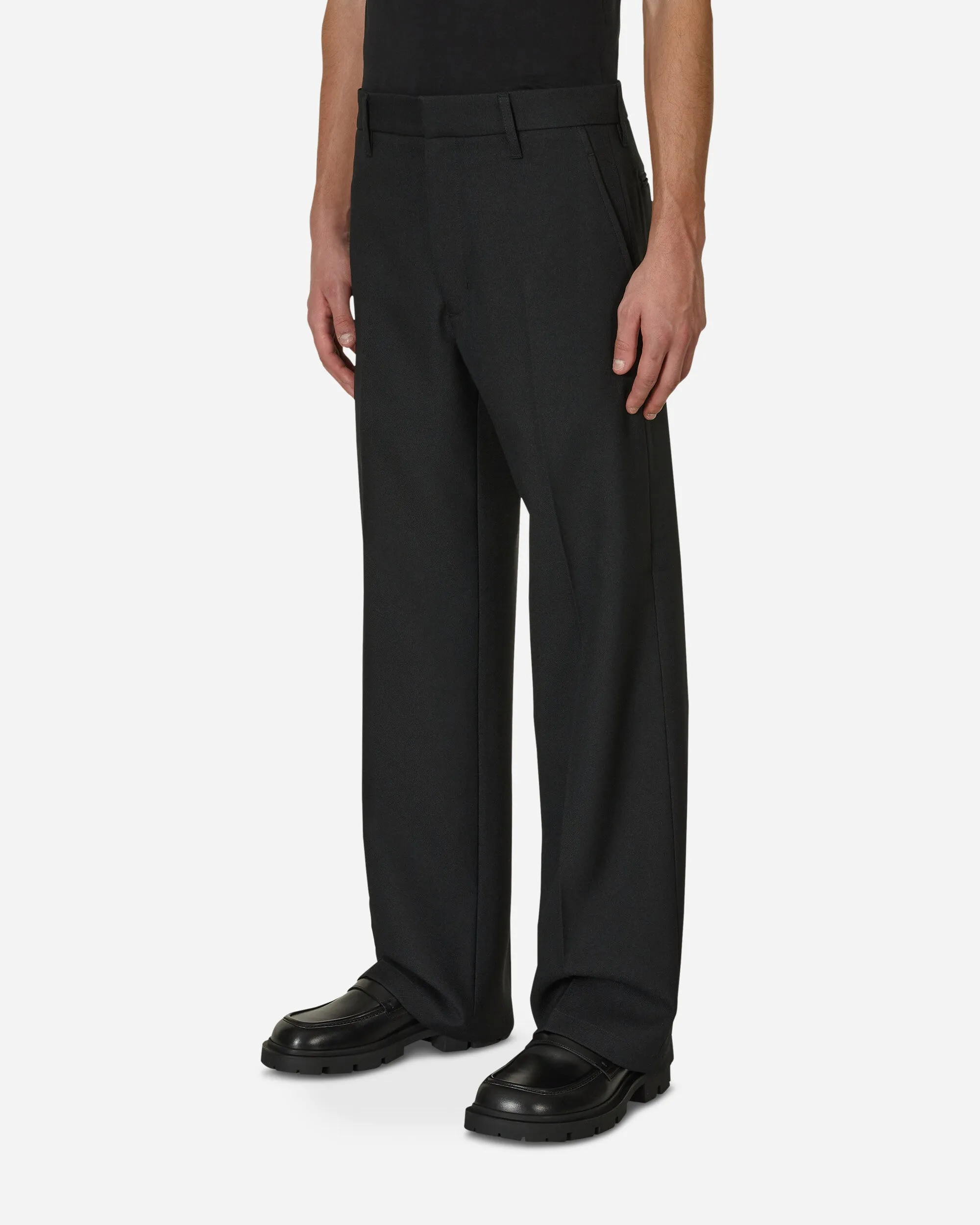 Bootcut Trousers Black
