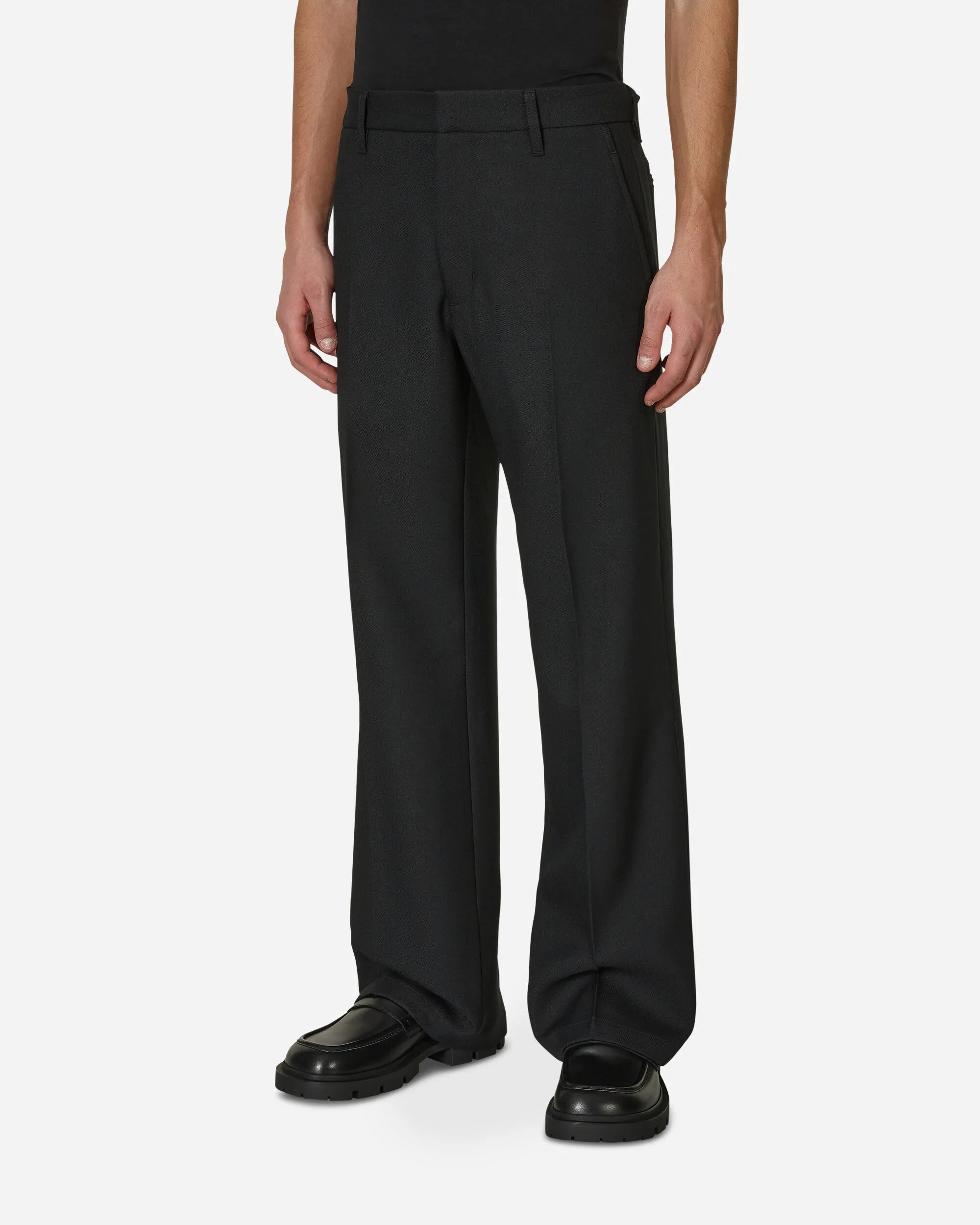 Bootcut Trousers Black