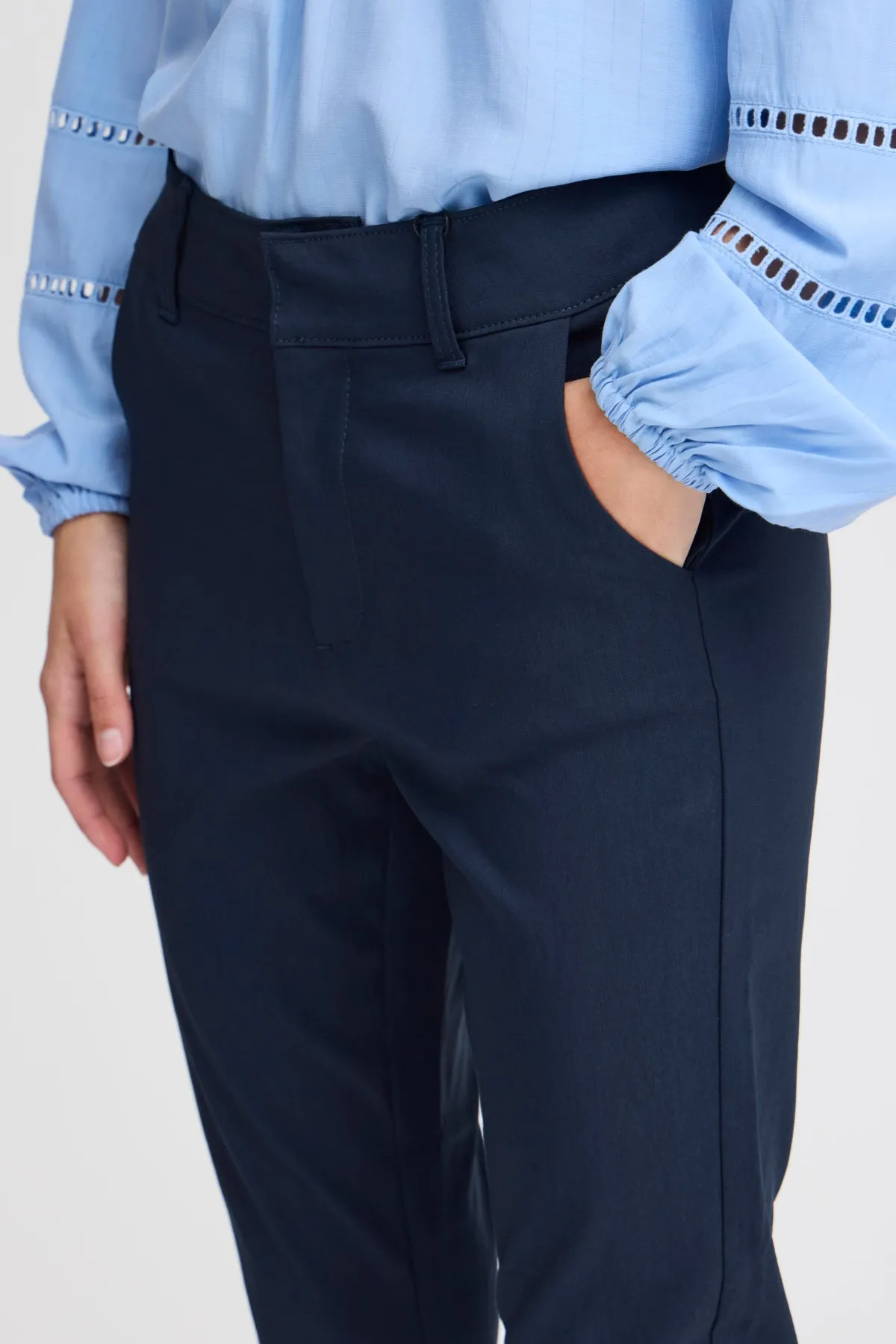 BYDIXI CHINO PANTS Bengalin- Copenhagen Night
