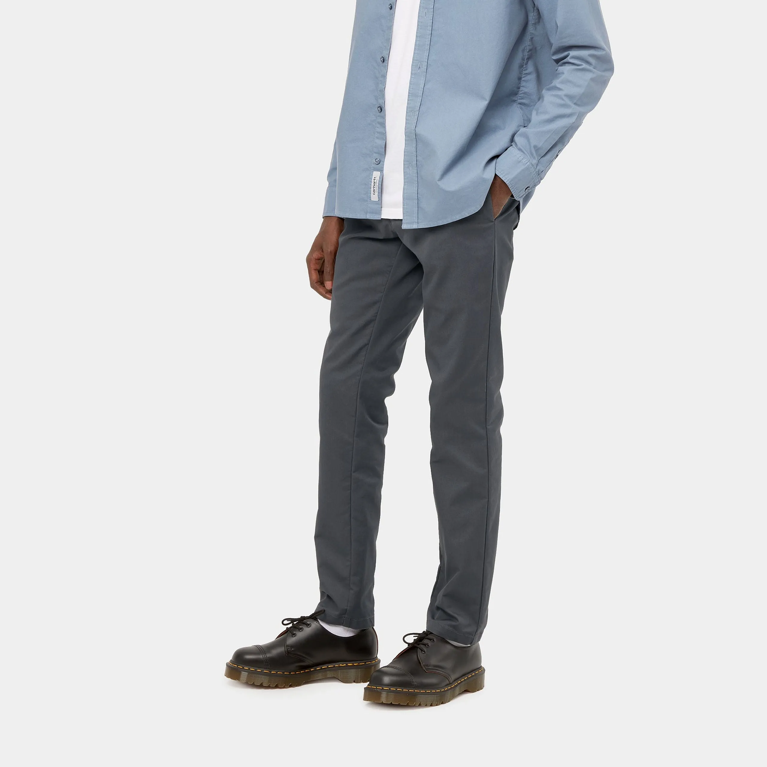 CARHARTT WIP - SID PANT BLACKSMITH RINSED
