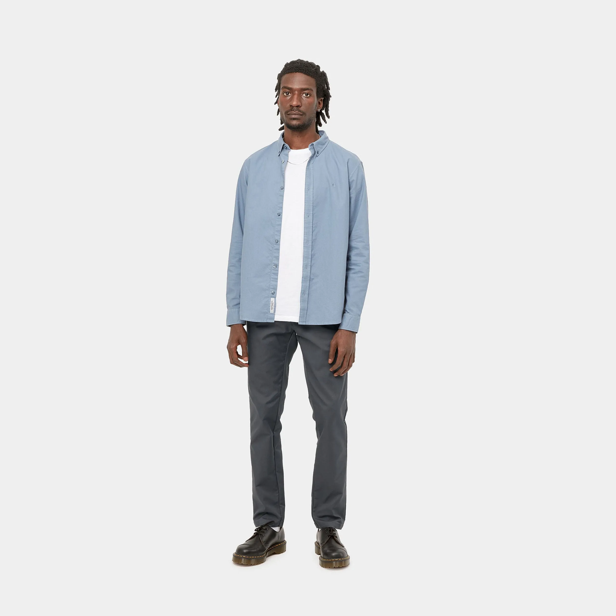CARHARTT WIP - SID PANT BLACKSMITH RINSED