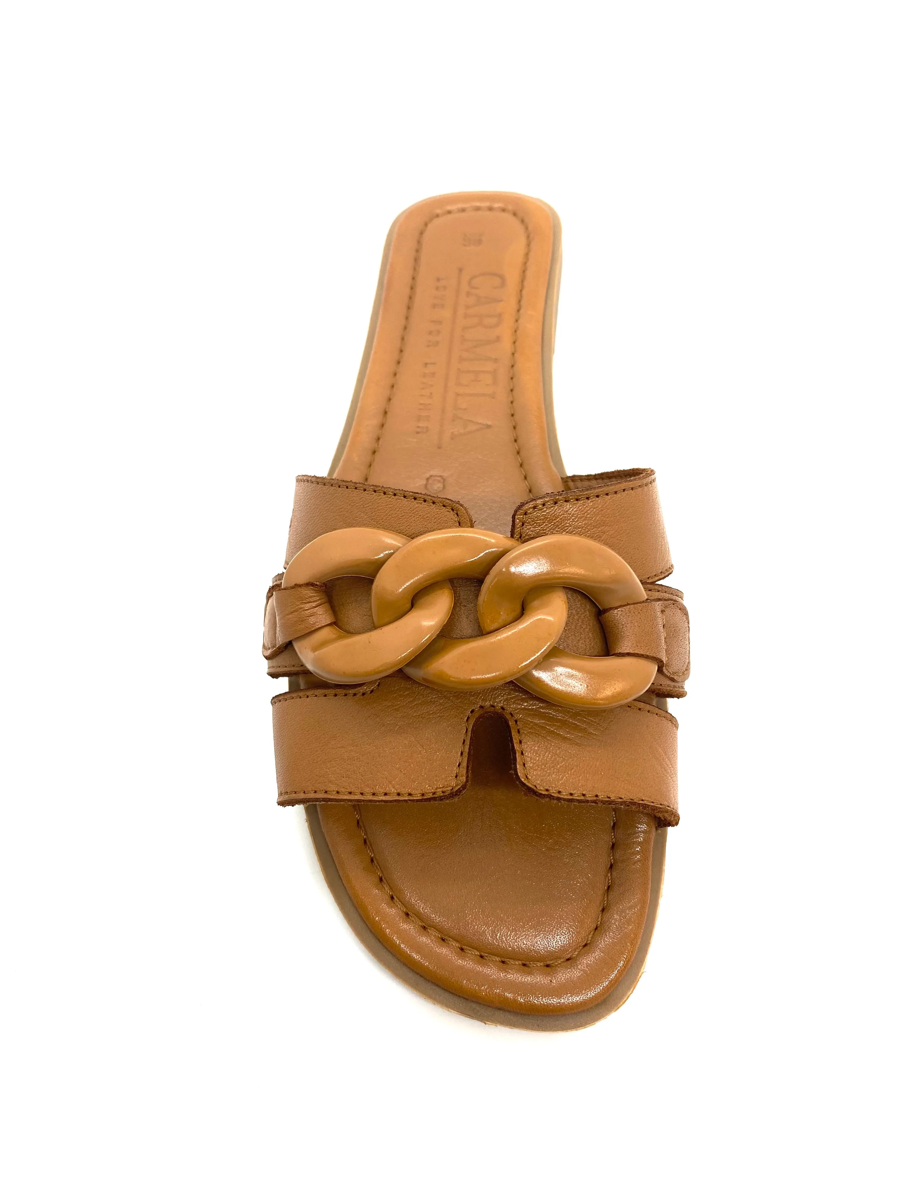 Carmella Ladies Chain Trim Slider