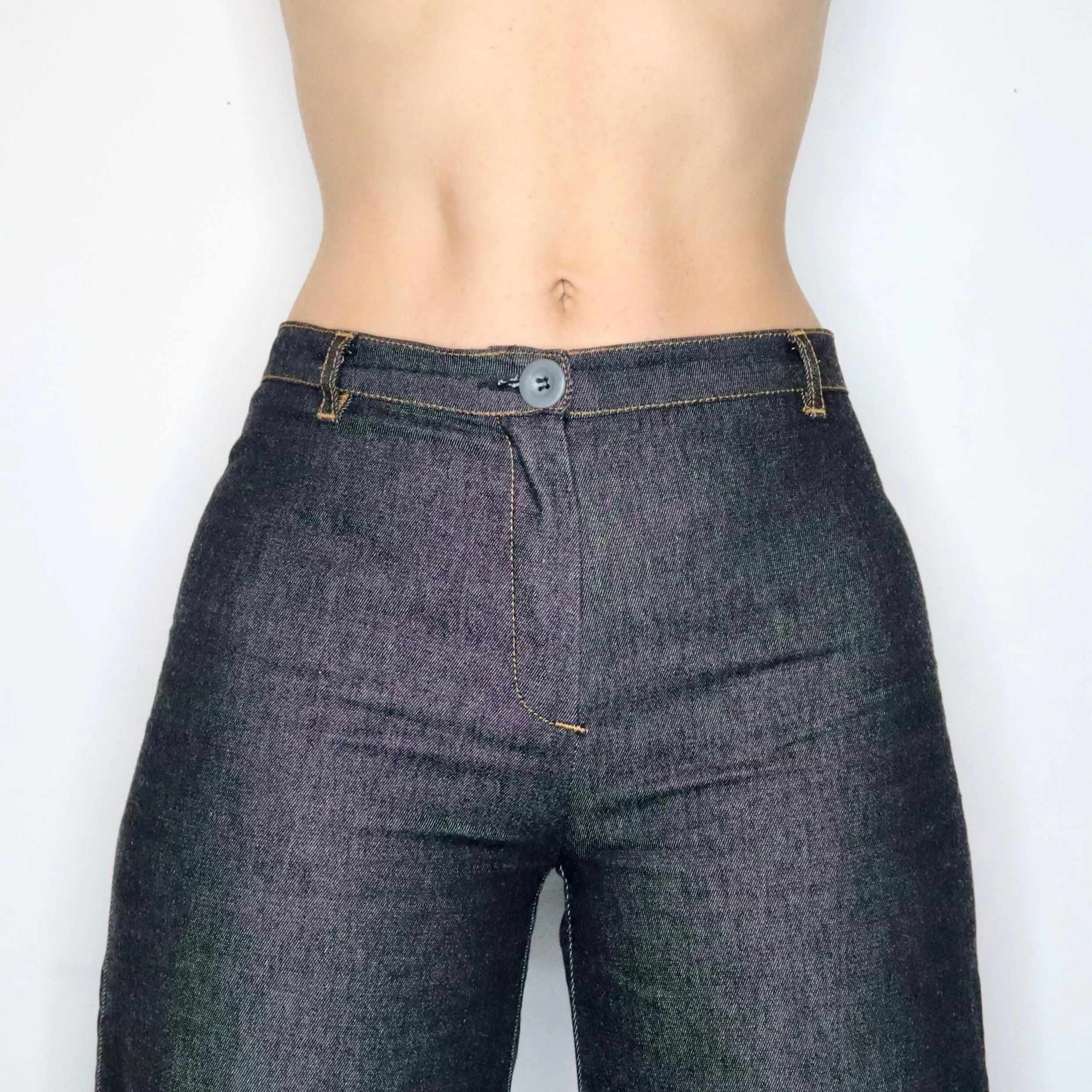 Cop Copine Wide Leg Jeans (Small) 