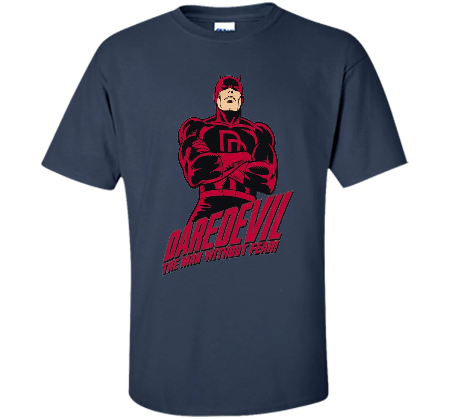Daredevil Superhero Man Without Fear Graphic T-Shirt