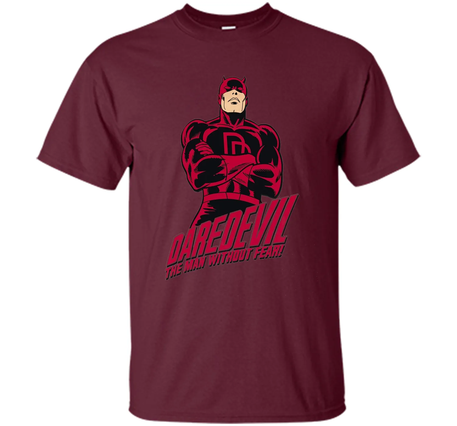 Daredevil Superhero Man Without Fear Graphic T-Shirt