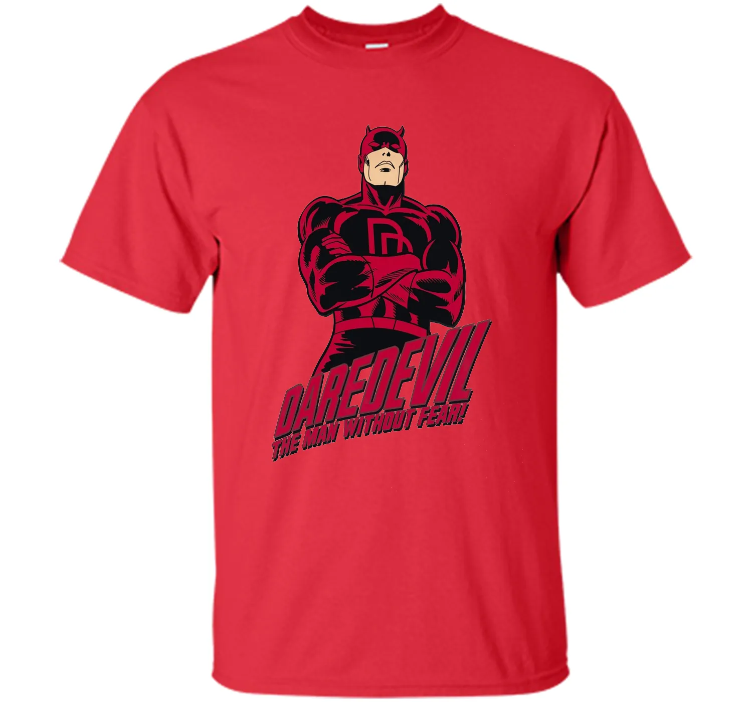 Daredevil Superhero Man Without Fear Graphic T-Shirt