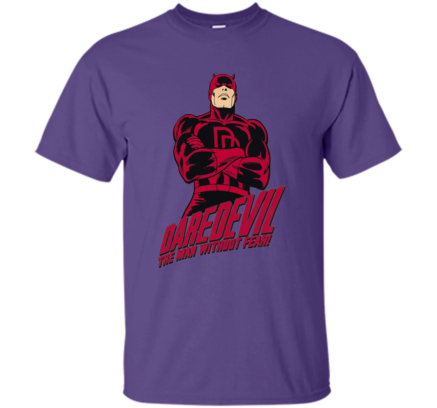 Daredevil Superhero Man Without Fear Graphic T-Shirt