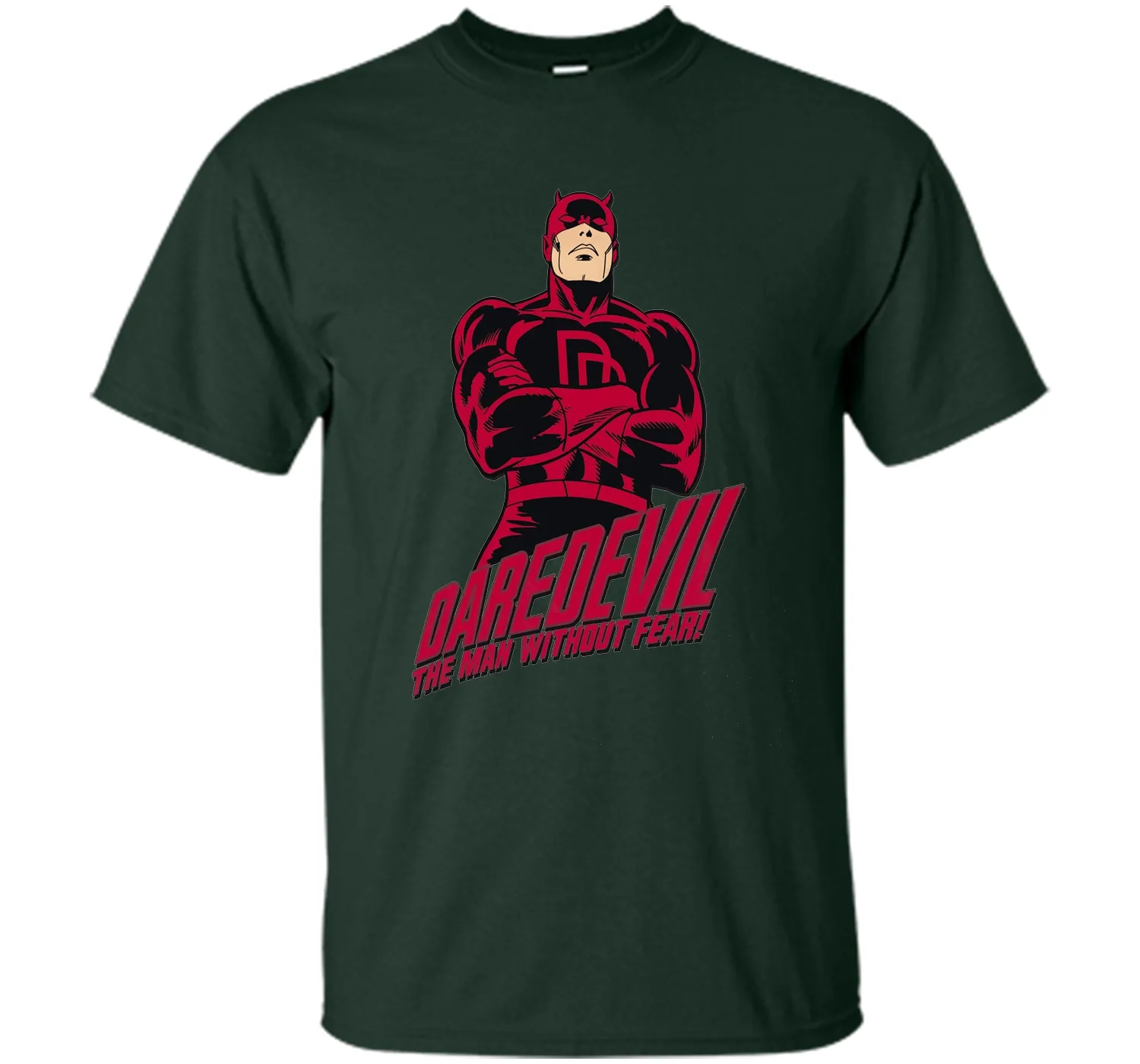 Daredevil Superhero Man Without Fear Graphic T-Shirt