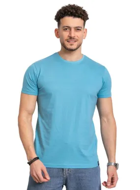Deep Aqua Round T-Shirt
