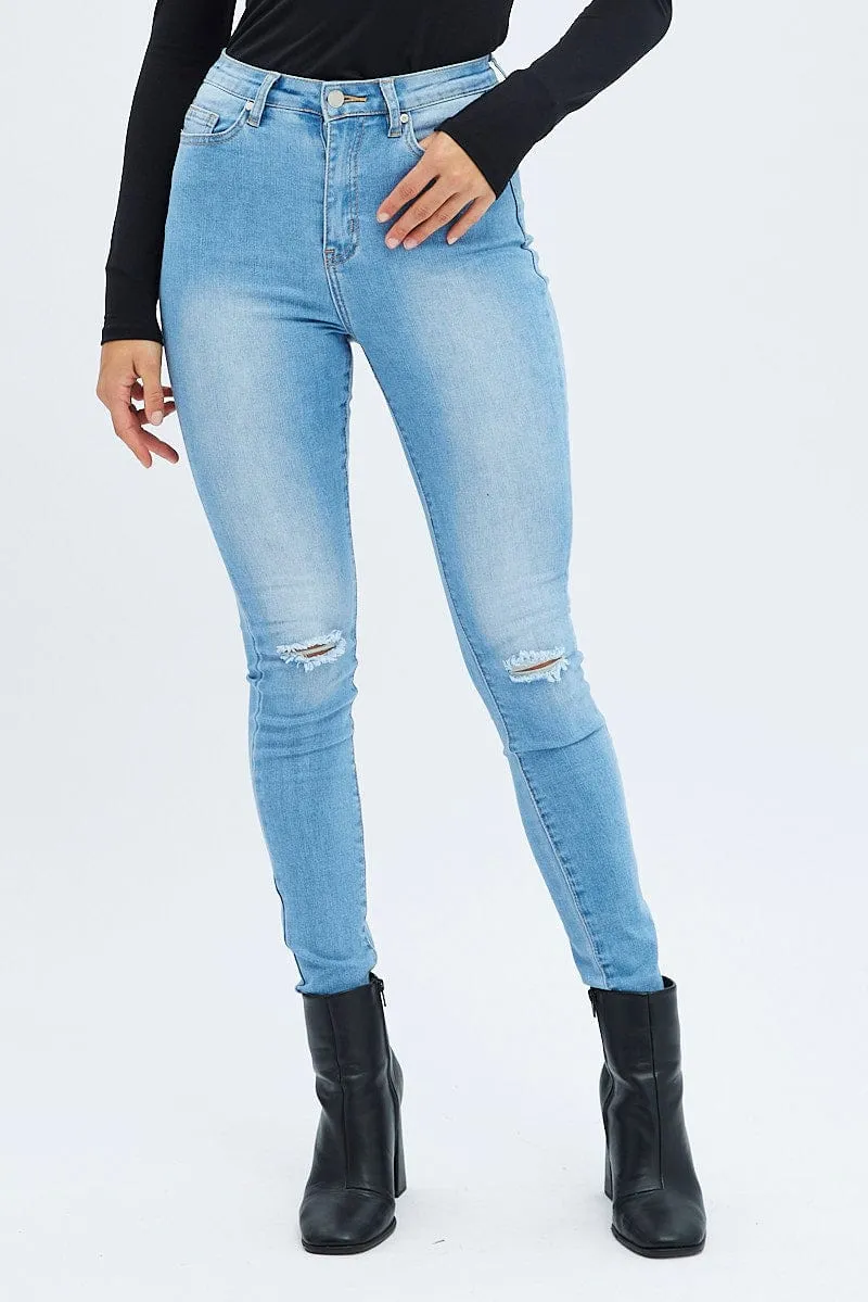 Denim Skinny Denim Jeans