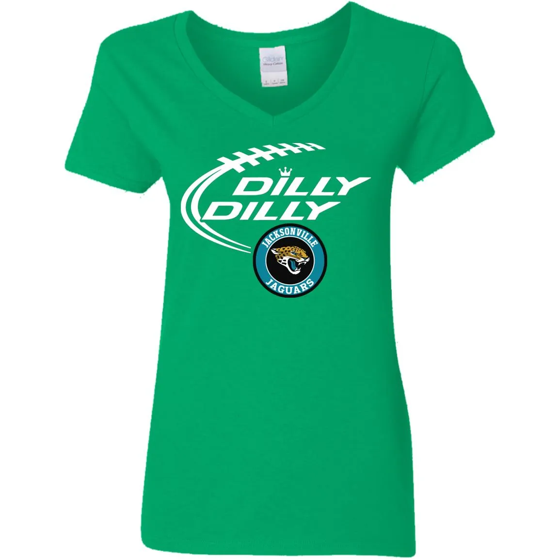 Dilly Dilly Jacksonville Jaguars Nfl Football Women V-Neck T-Shirt