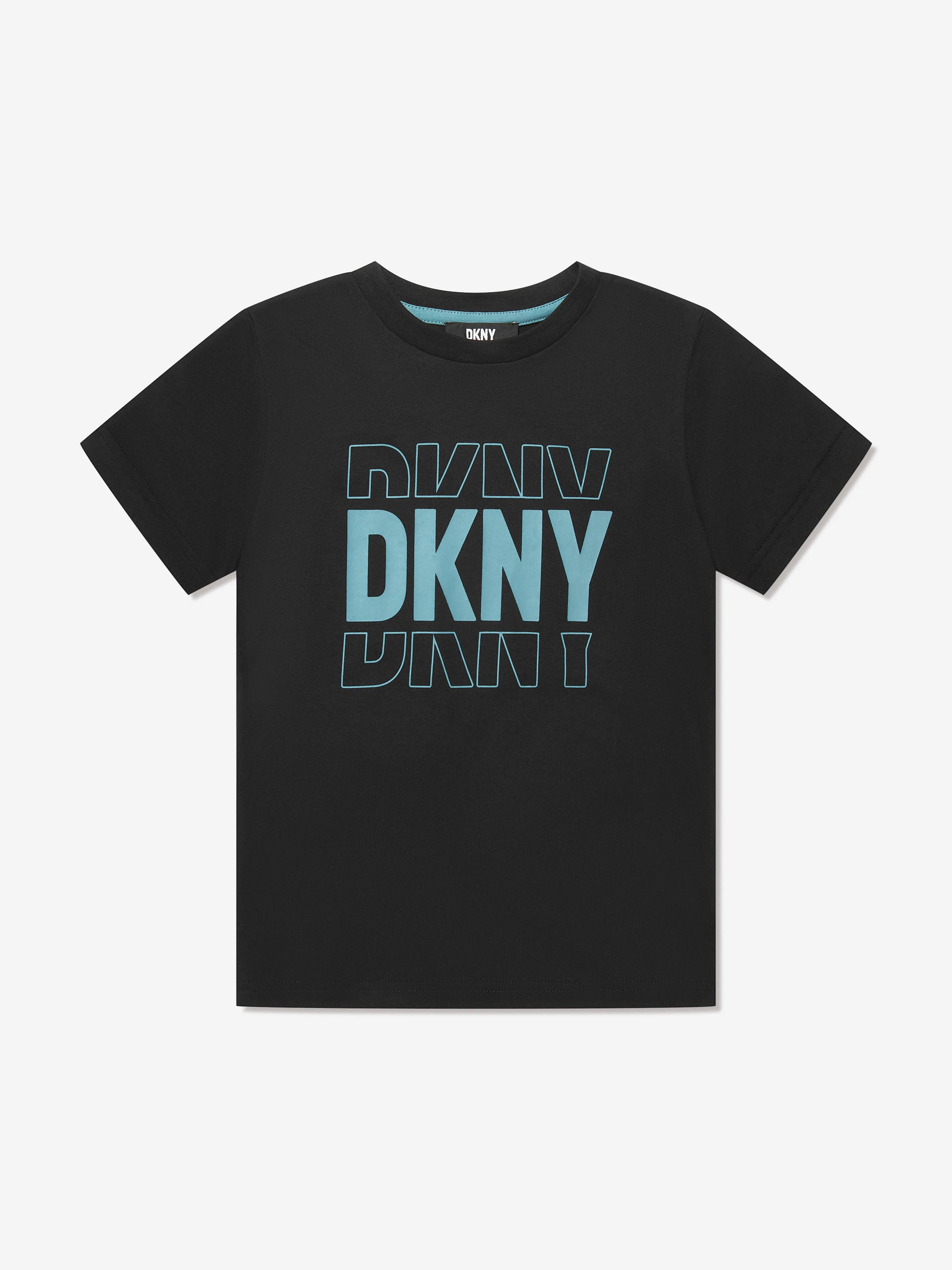 DKNY Boys Logo T-Shirt in Black