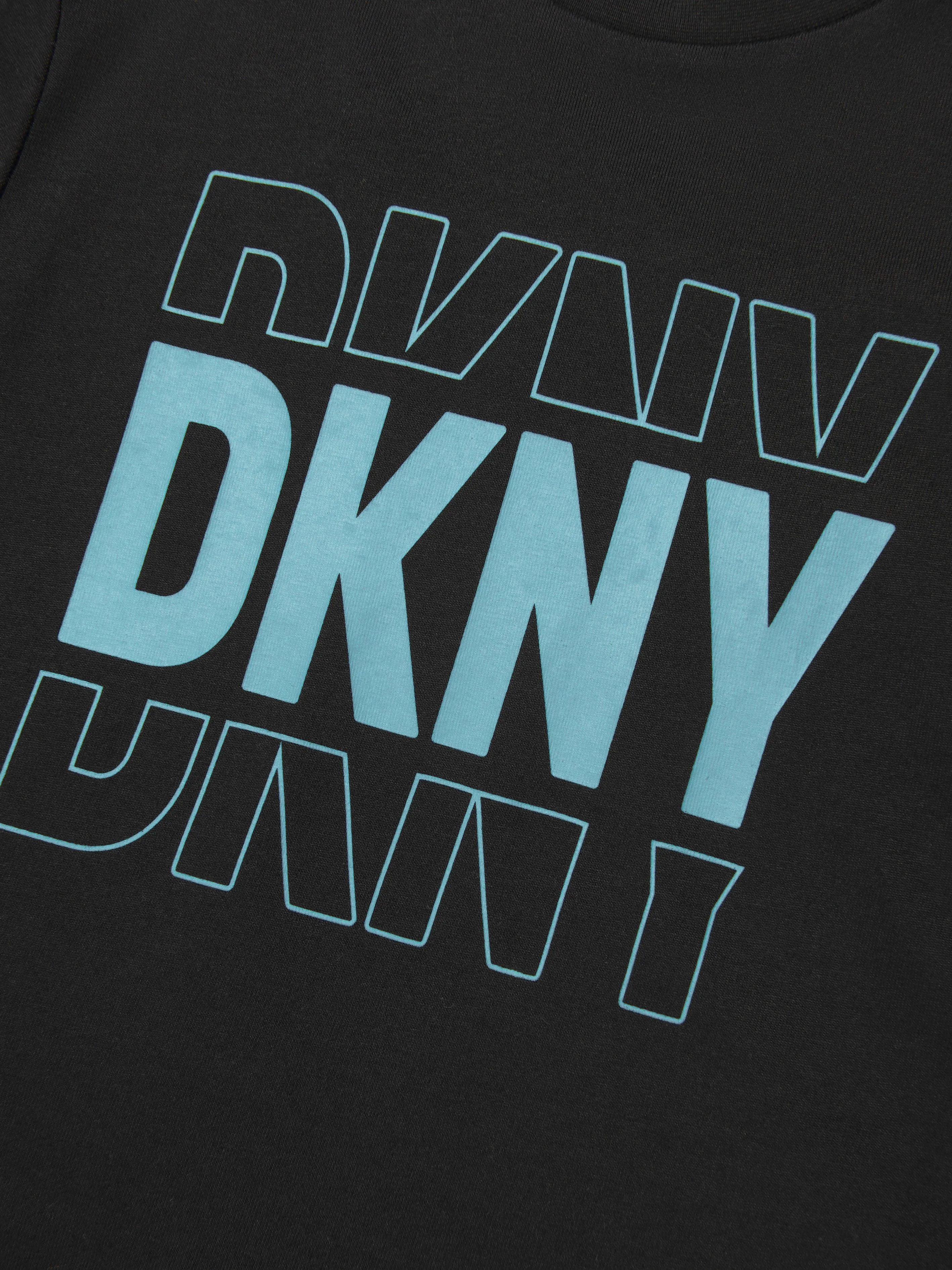DKNY Boys Logo T-Shirt in Black