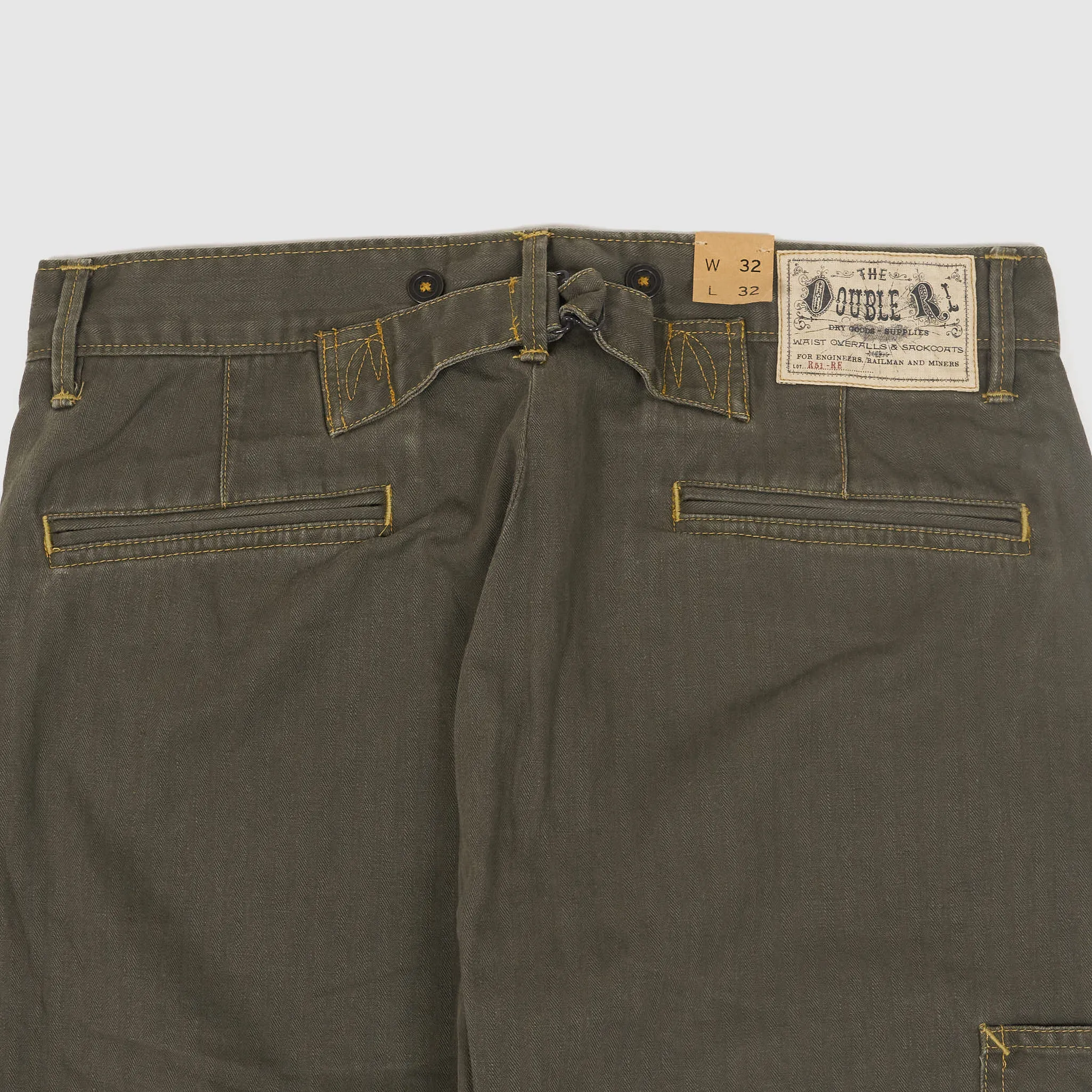 Double RL Flat Front Pocket Work Pants