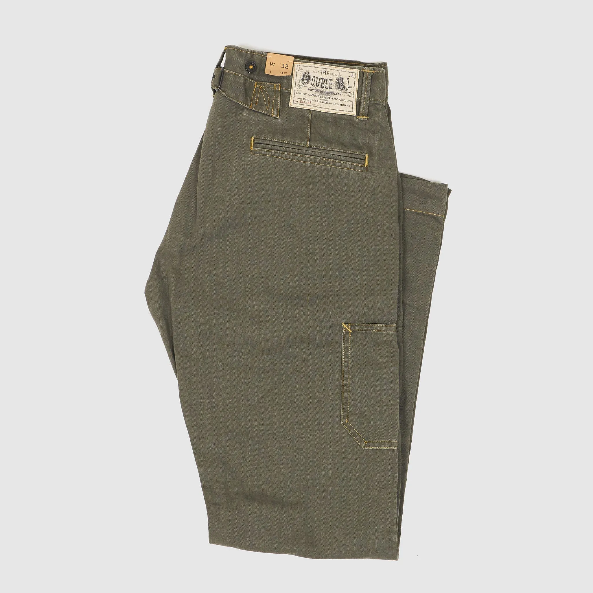Double RL Flat Front Pocket Work Pants