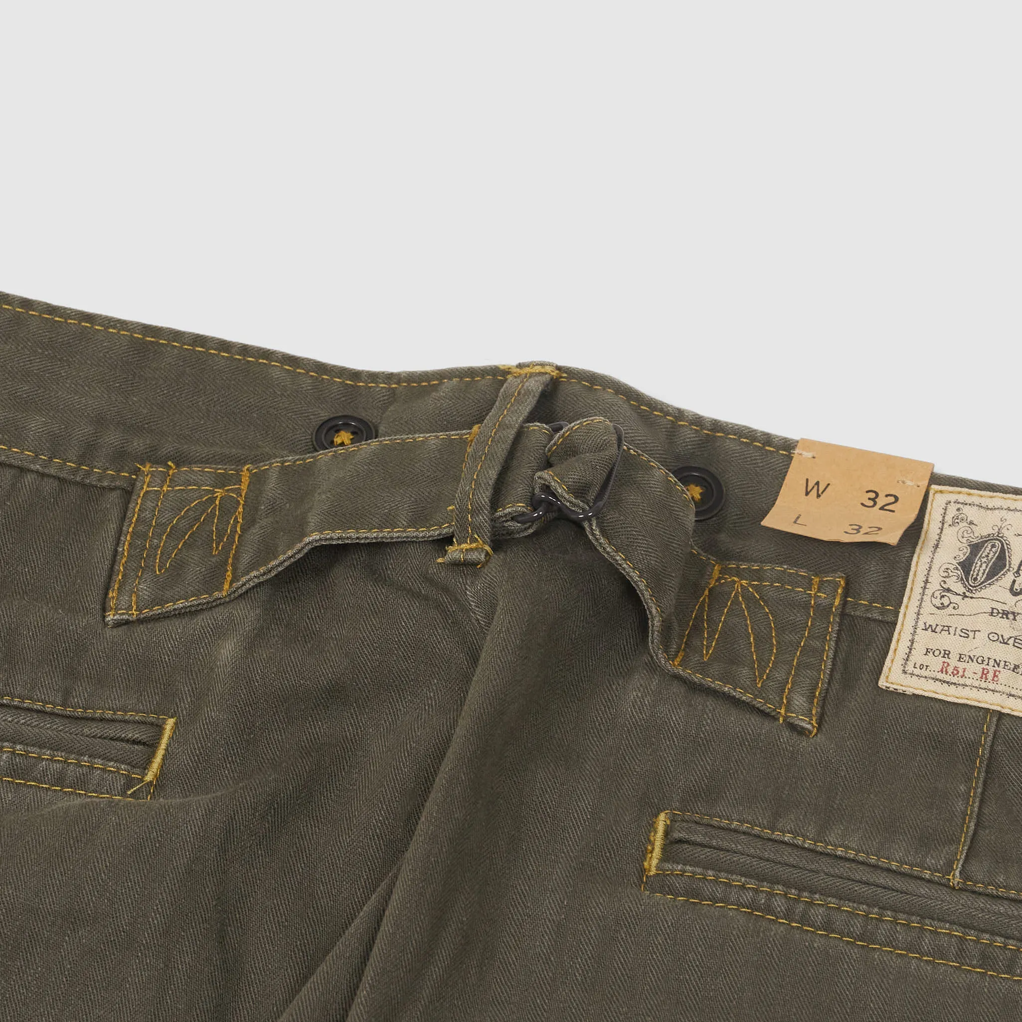 Double RL Flat Front Pocket Work Pants
