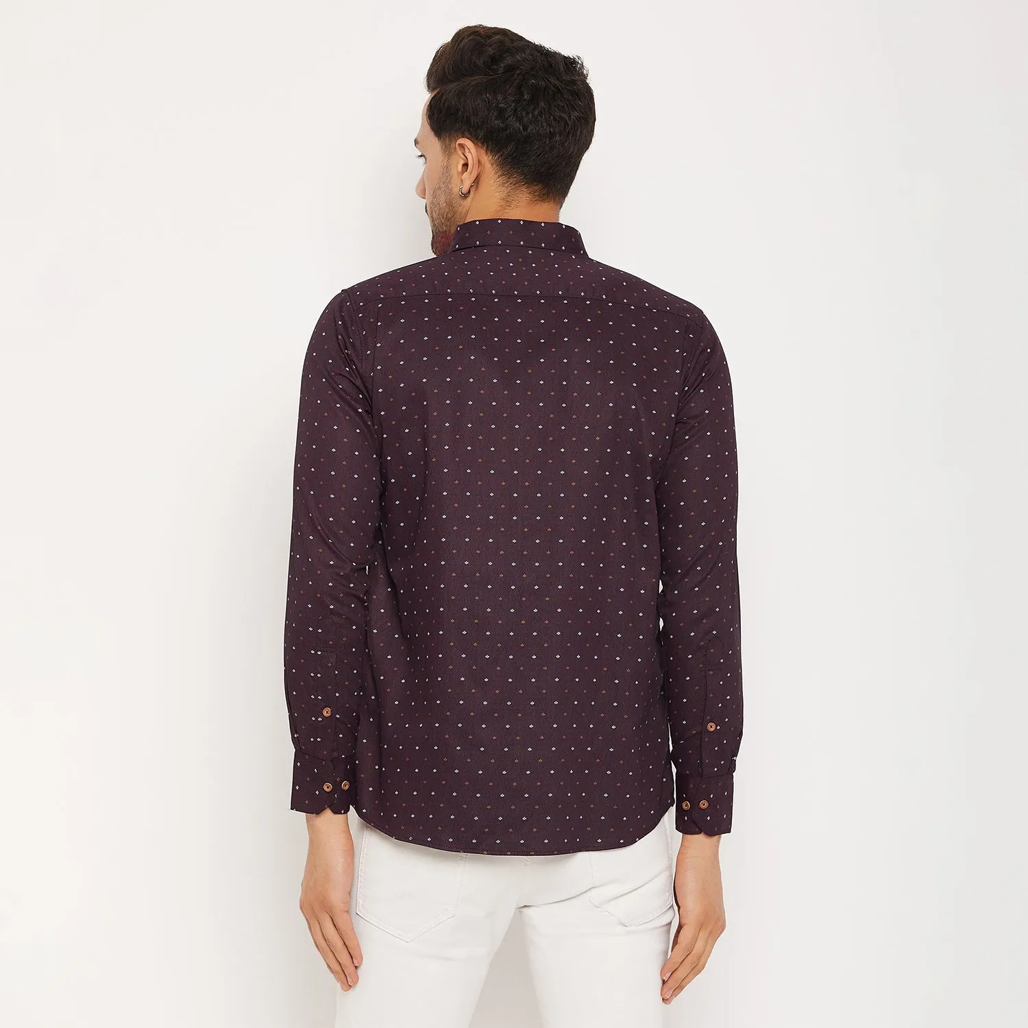 Duke Men Stardust Cotton Full Sleeve Shirt (SDO8PRSA)