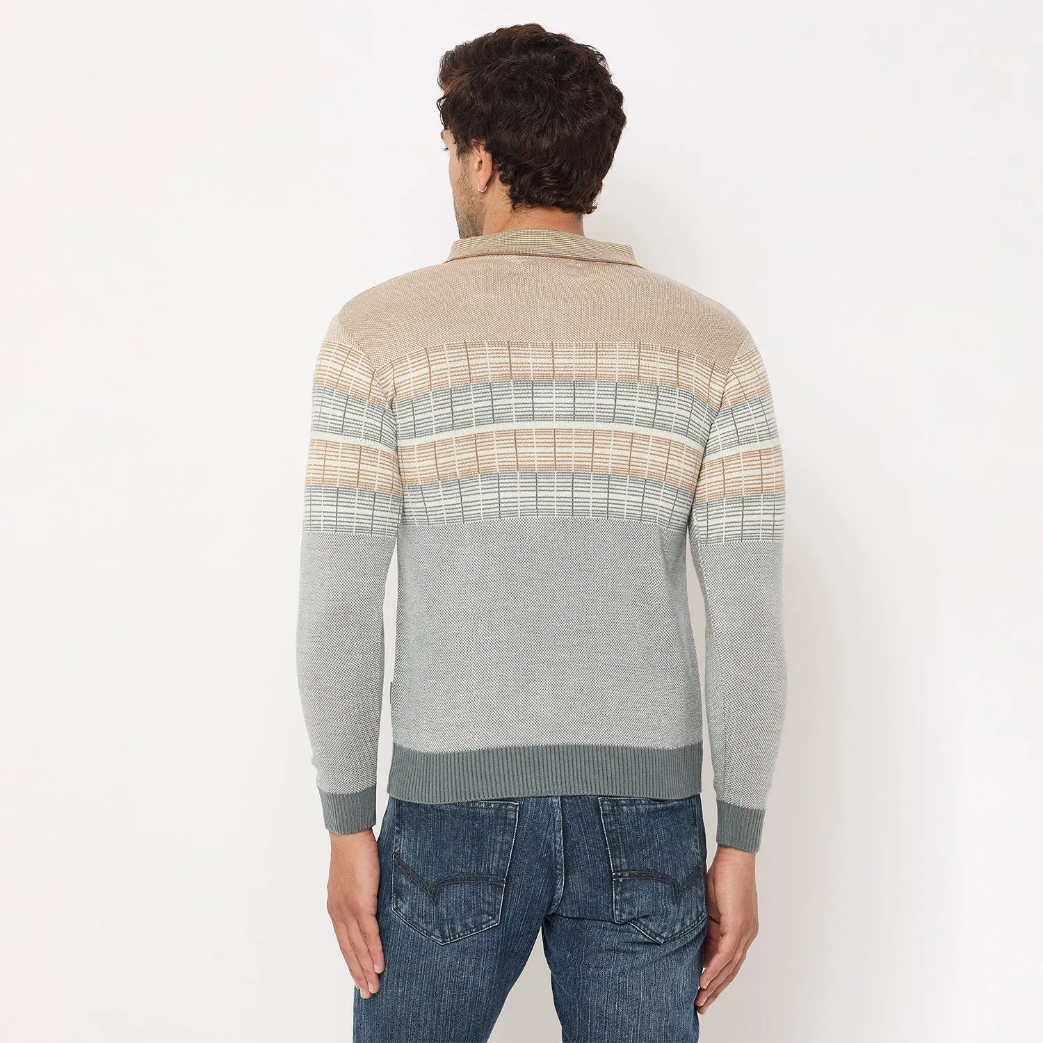 Duke Stardust Men Collared Neck Sweater (SDS2231)