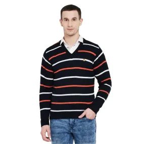 Duke Stardust Men Full Sleeve V-Neck Sweater (WSDS8065)