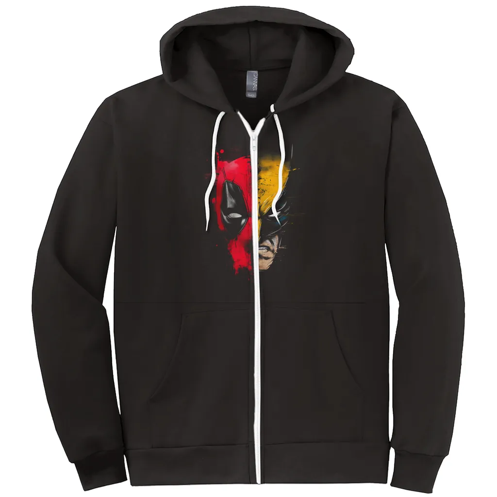 Face Off Zip-Up Hoodie