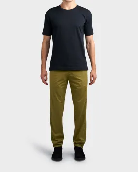 Green Cotton Chinos