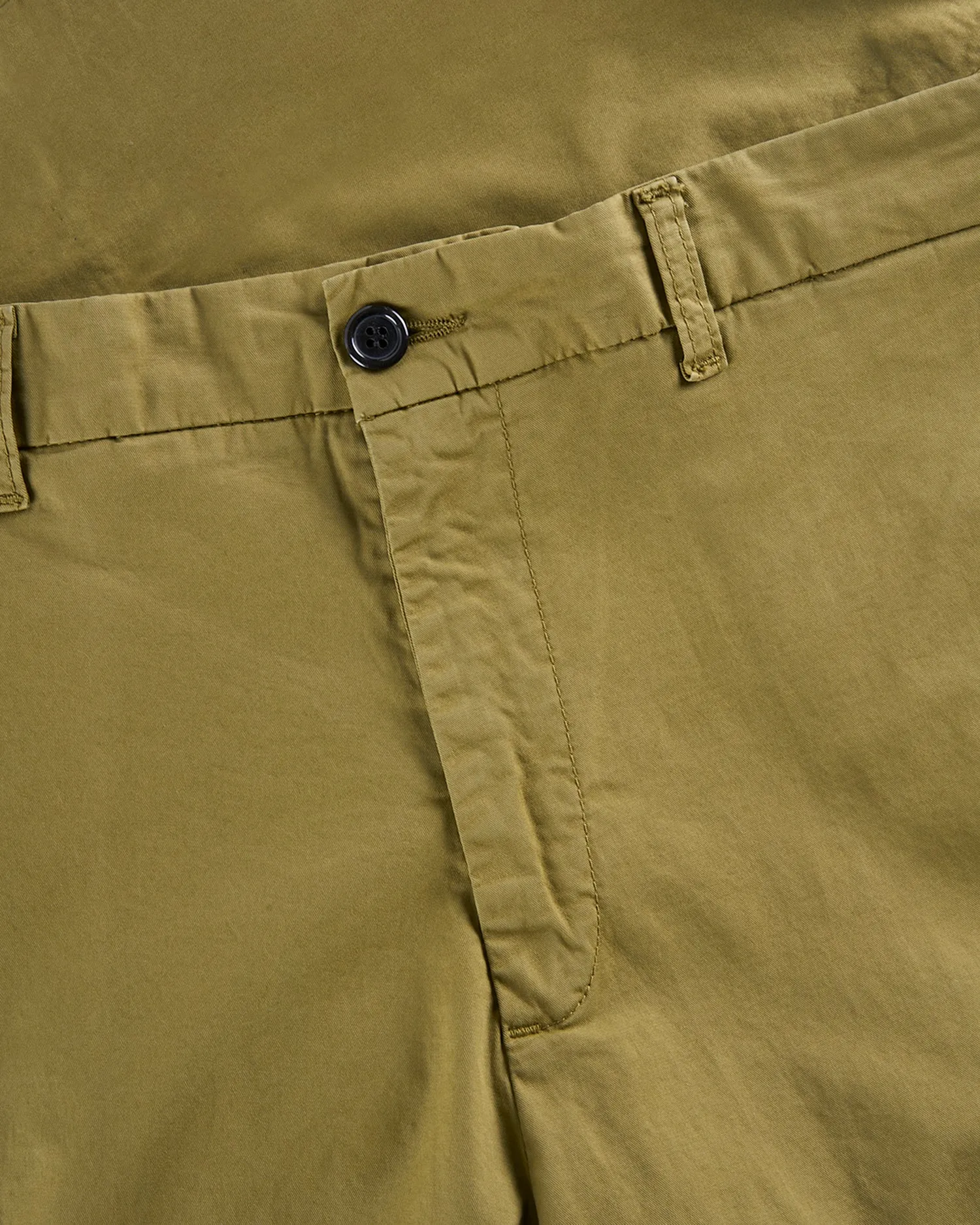Green Cotton Chinos
