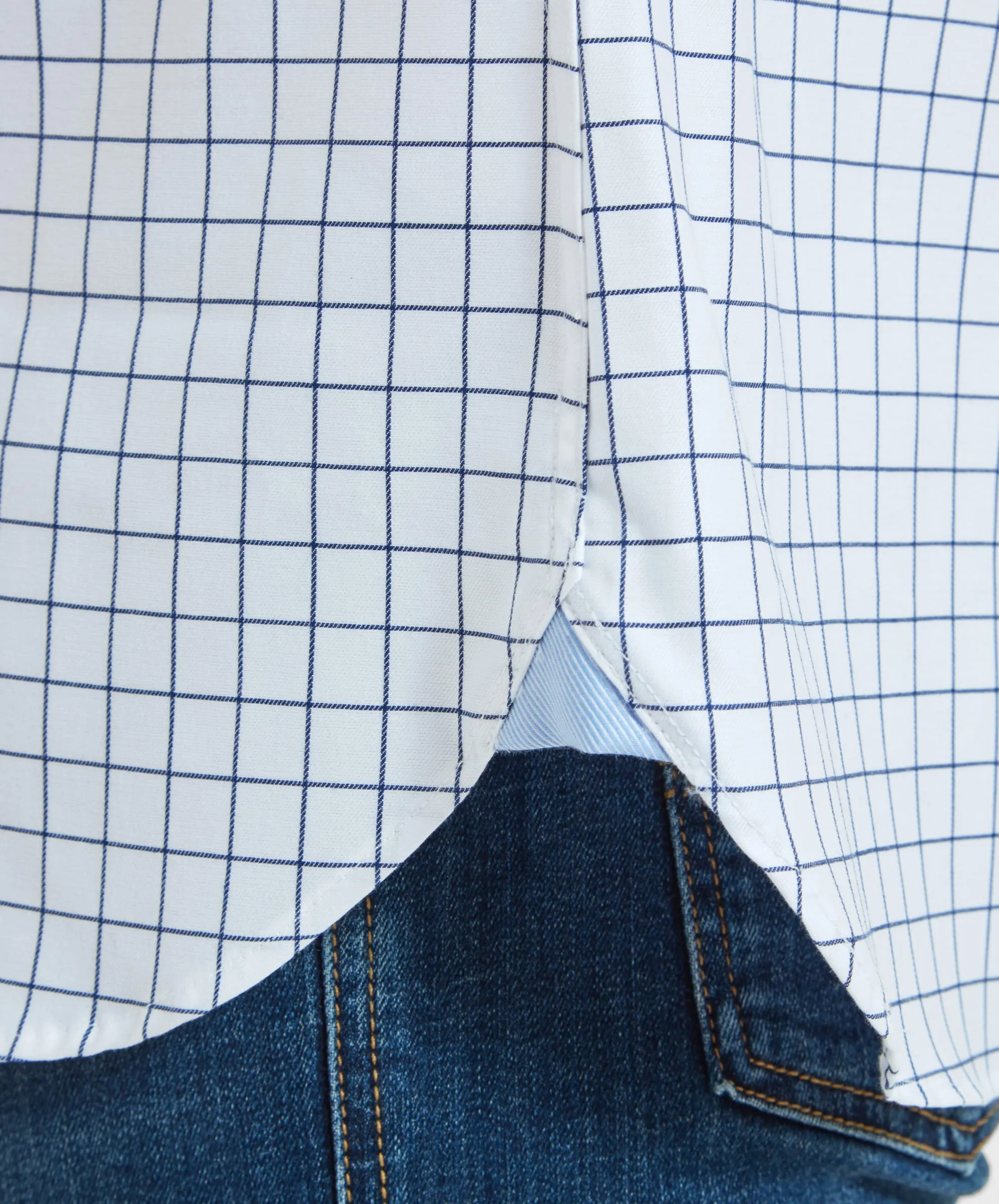 Greenwich Tailored Shirt - Navy Check