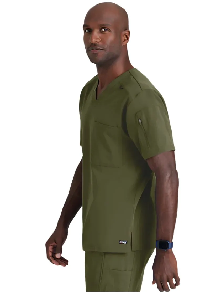 Grey's Anatomy Stretch™ by Barco Murphy 2-Pocket V-Neck Scrub Top-Plus