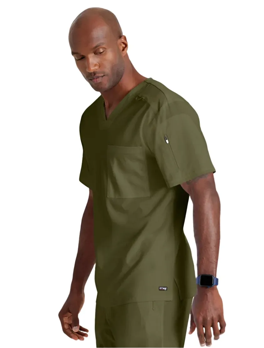 Grey's Anatomy Stretch™ by Barco Murphy 2-Pocket V-Neck Scrub Top-Plus
