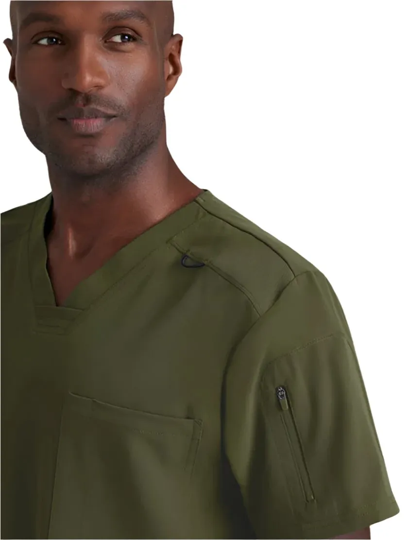 Grey's Anatomy Stretch™ by Barco Murphy 2-Pocket V-Neck Scrub Top-Plus