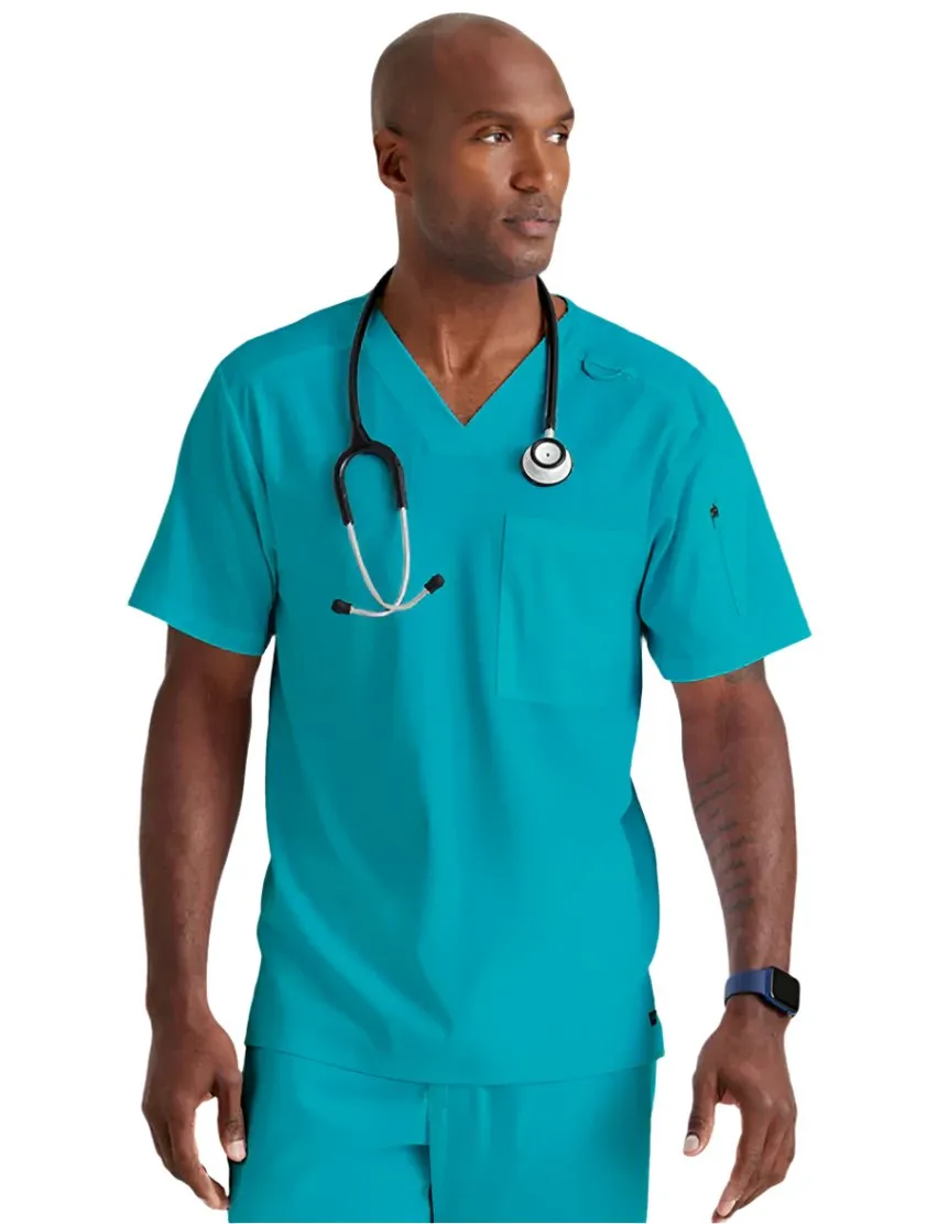 Grey's Anatomy Stretch™ by Barco Murphy 2-Pocket V-Neck Scrub Top-Plus