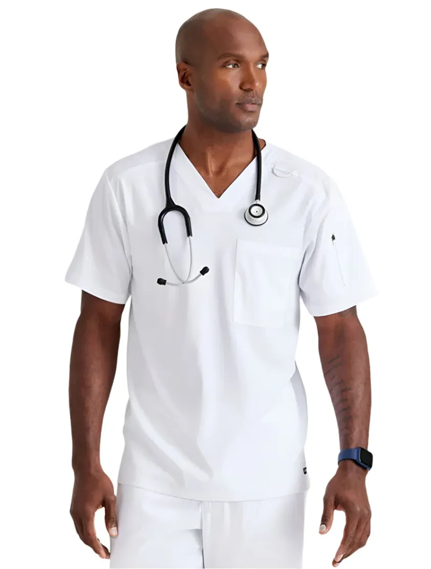 Grey's Anatomy Stretch™ by Barco Murphy 2-Pocket V-Neck Scrub Top-Plus