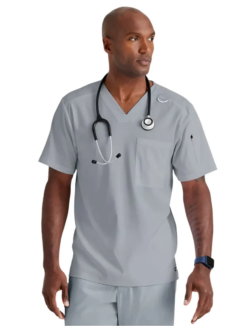 Grey's Anatomy Stretch™ by Barco Murphy 2-Pocket V-Neck Scrub Top-Plus