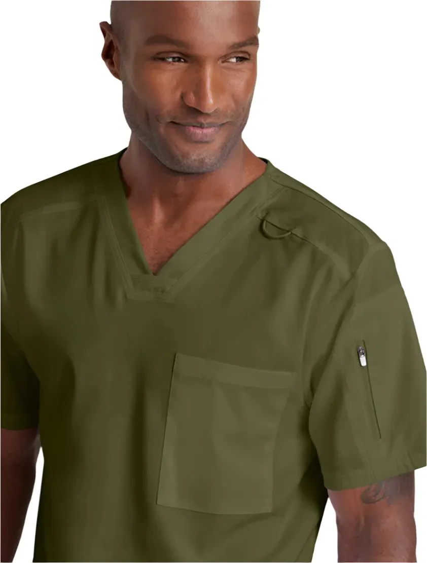 Grey's Anatomy Stretch™ by Barco Murphy 2-Pocket V-Neck Scrub Top-Plus