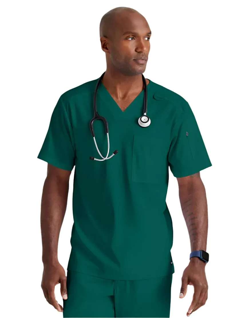 Grey's Anatomy Stretch™ by Barco Murphy 2-Pocket V-Neck Scrub Top-Plus