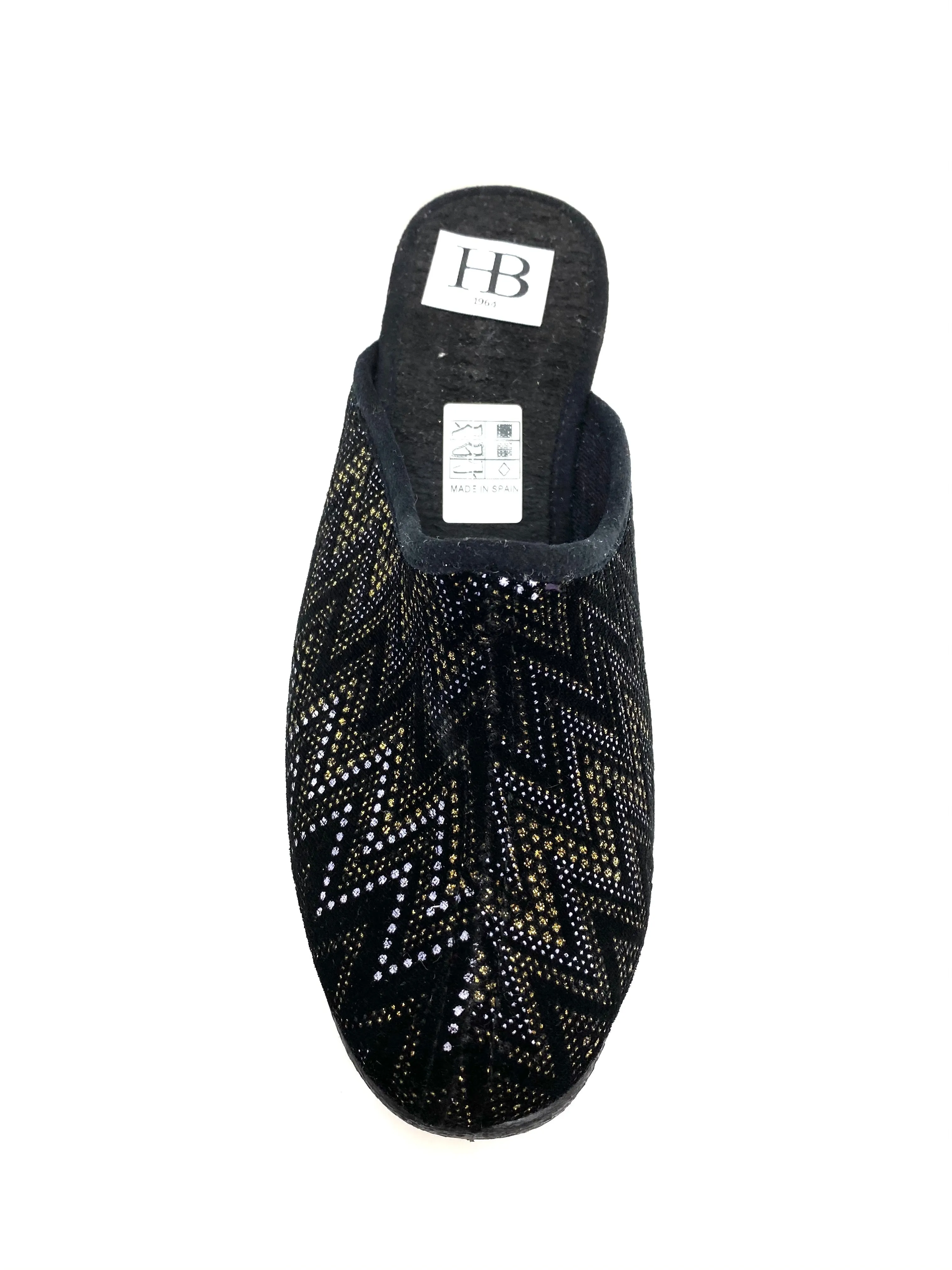 HB Habana Ladies Mule Slipper Black