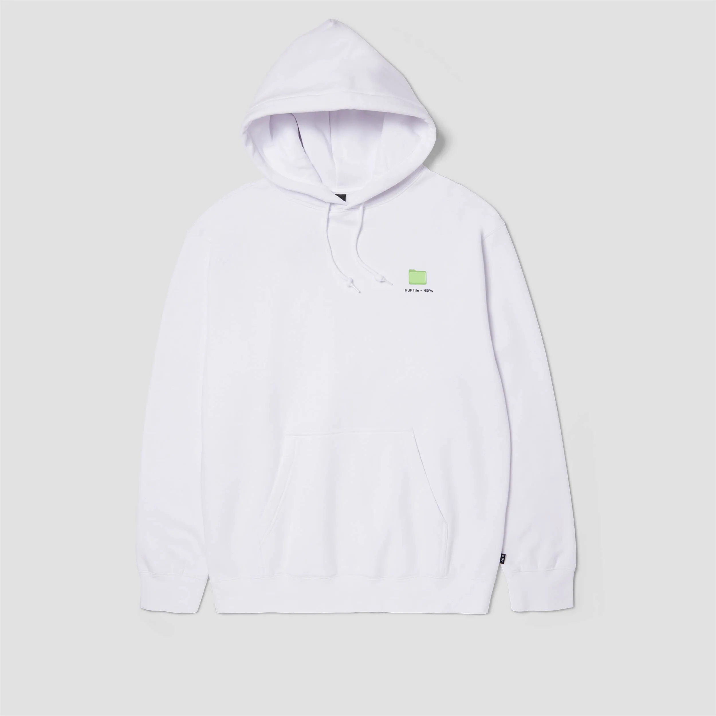 HUF Desktop Pullover Hood White