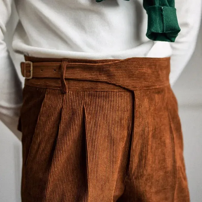 Ivyshape | Corduroy Trousers