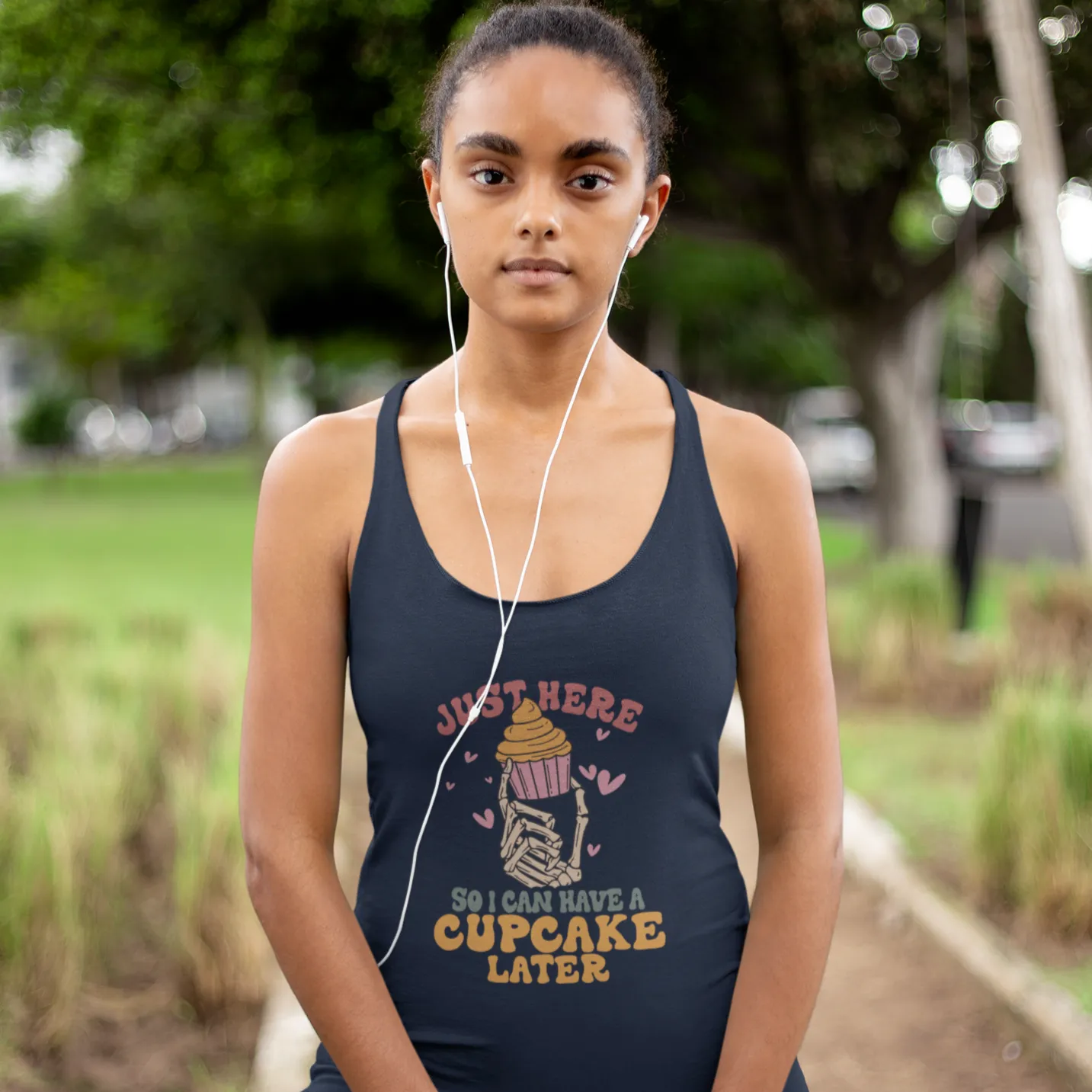 Just Here Women's Racerback Tank