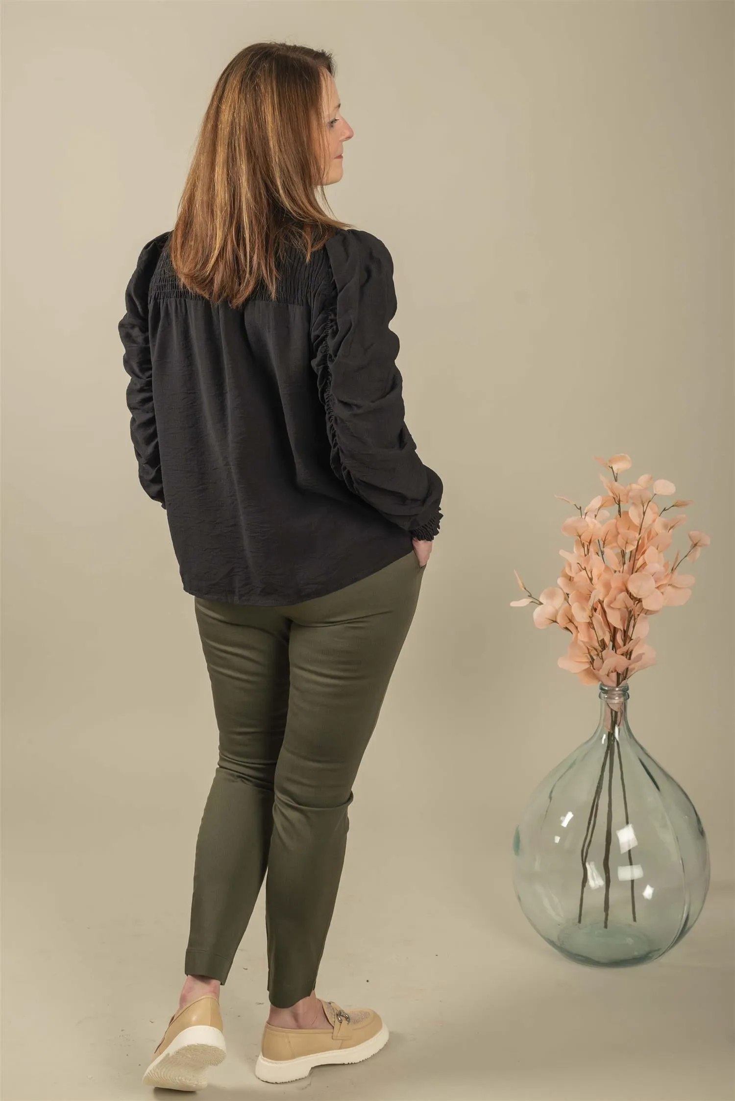 KAlea 7/8 Chino Pant - Forest Night