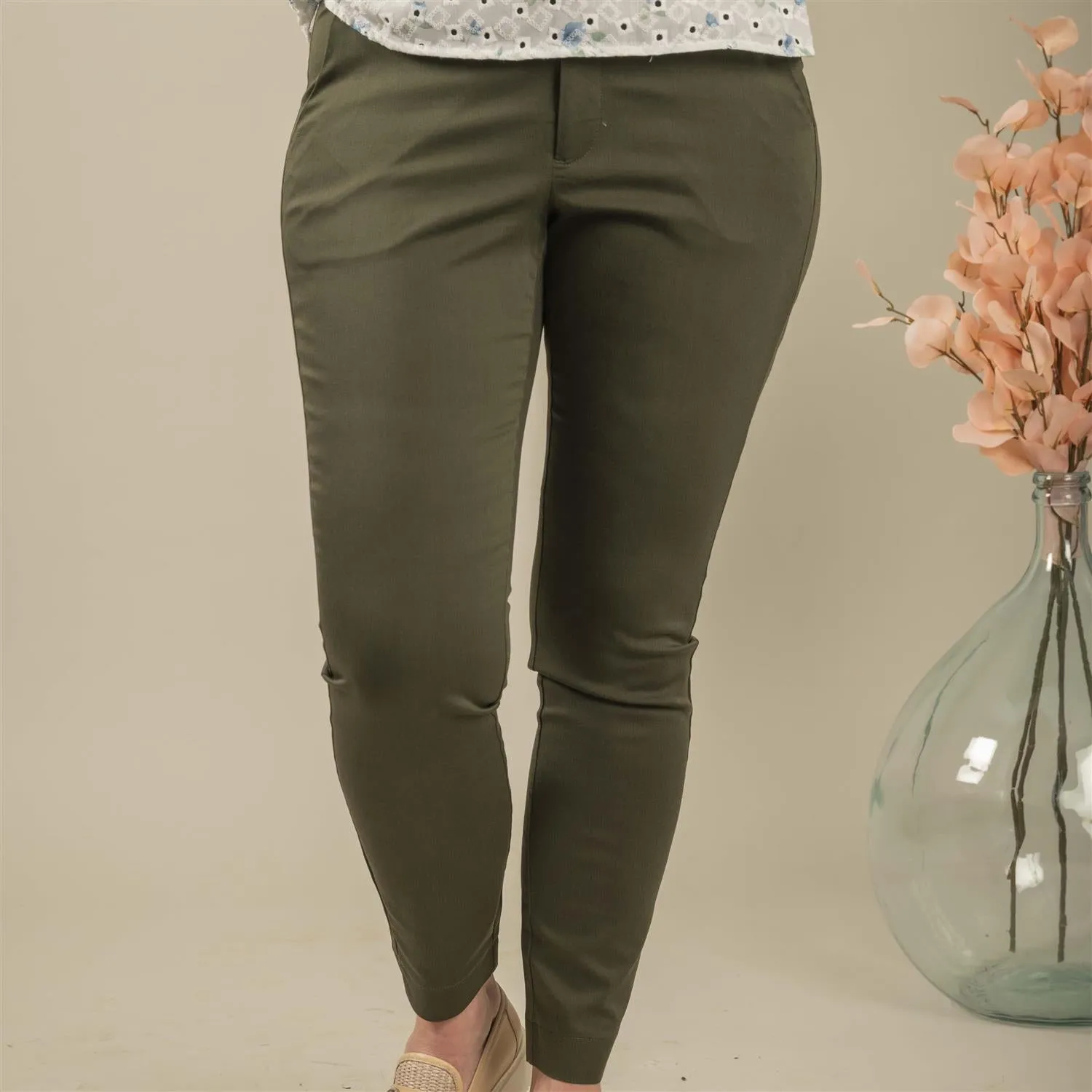 KAlea 7/8 Chino Pant - Forest Night